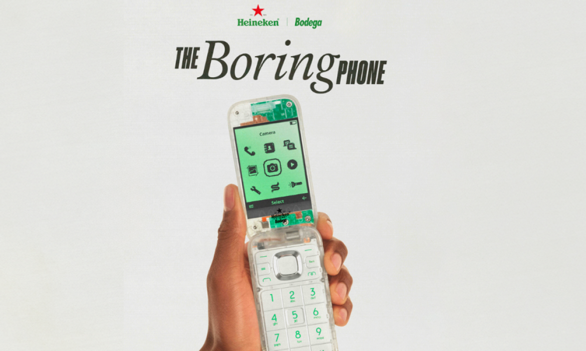 the boring phone heineken campaign